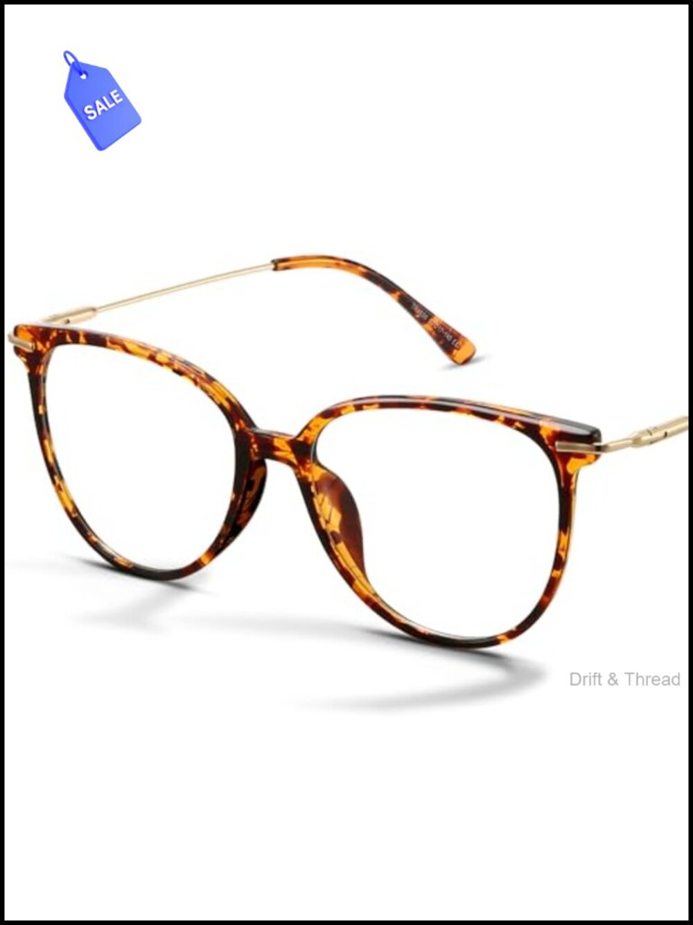 Round Blue Light Blocking Glasses Metal Frame Spring Hinge UV400
